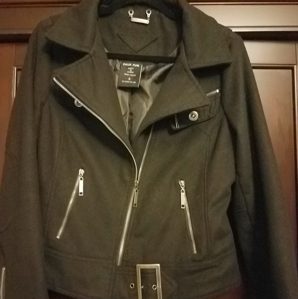 Jou Jou wool moto jacket